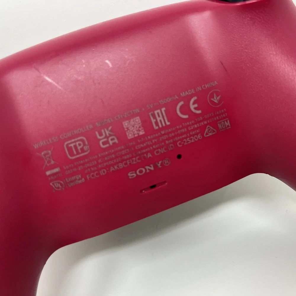 Sony PS5 DualSense Controller Cosmic Red No Battery Missing Ribbons FOR PARTS